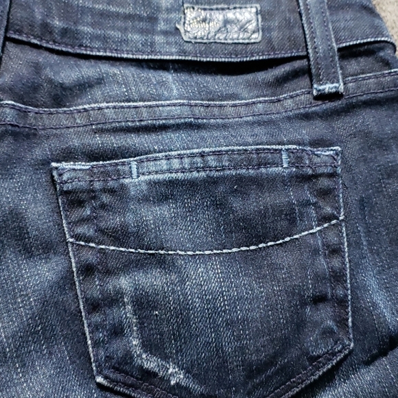 Paige Jean Shorts, Sz 25, Dark Wash - Picture 4 of 8